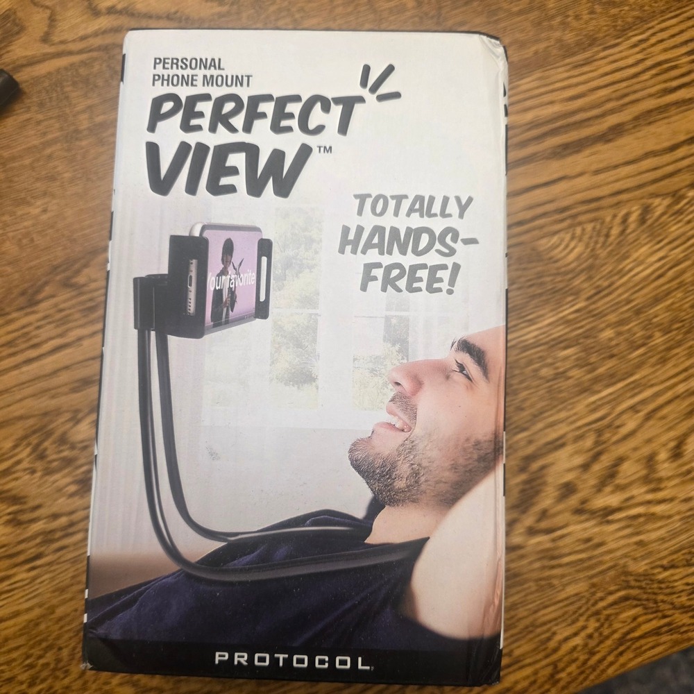 Protocol Perfect View Personal Phone Mount Black Neck Stand SMPTC-80443 New